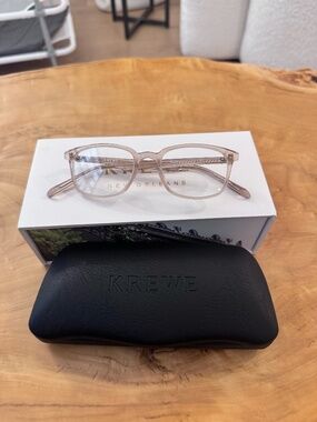 New Krewe Carlyle Prescription-ready Optical Frames in Buff
